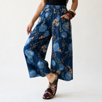 Wanderlust Vintage Floral Wide-Leg Jeans