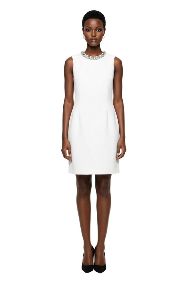 Crystal Heart Back Dress Hover Image