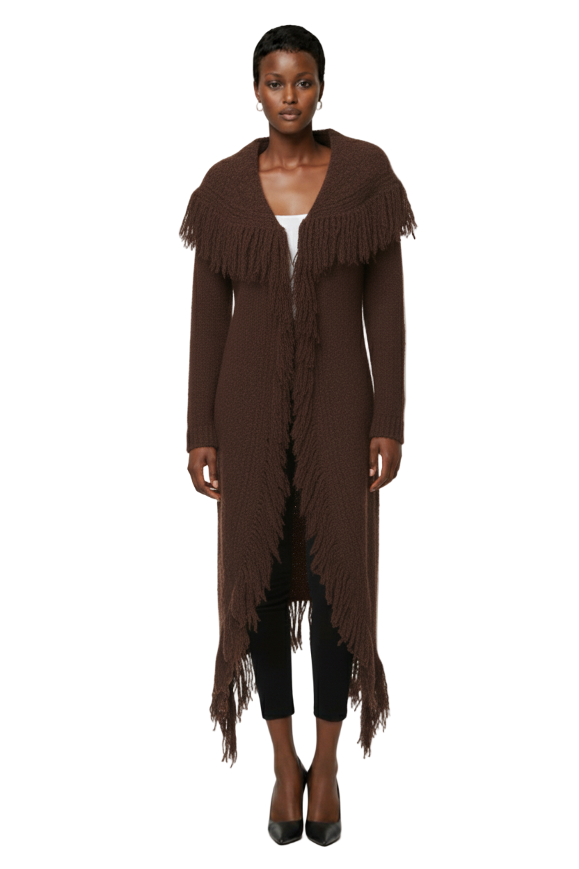 Cult Gaia Victoria Duster Sweater in Java