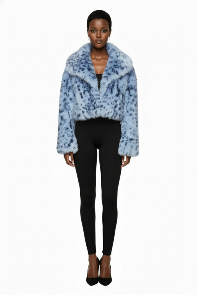 Danika Faux Fur Coat Hover Image