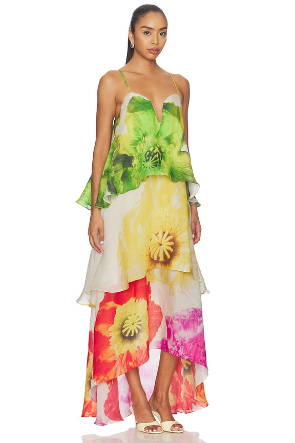 Lilia Tiered Gown