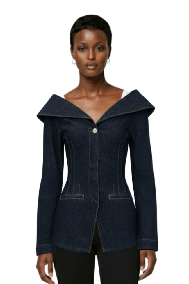 Elle Denim Jacket Hover Image