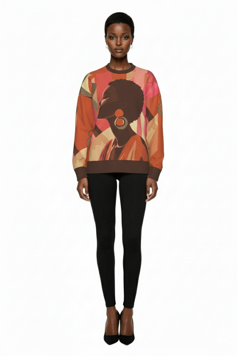 Ember Glow Knit Sweater