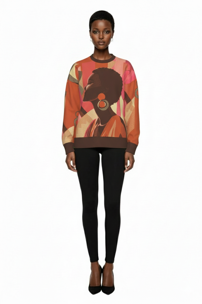 Ember Glow Knit Sweater Hover Image