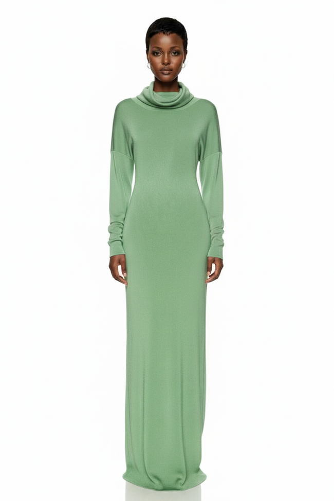 Emmalynn Cowl Shine Gown Hover Image