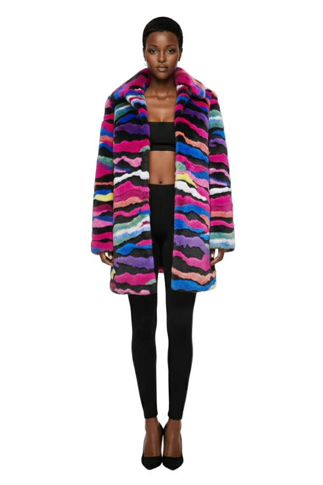 Faux Fur Jacket Hover Image