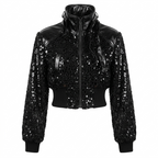 Fierce Sequin Cropped Jacket