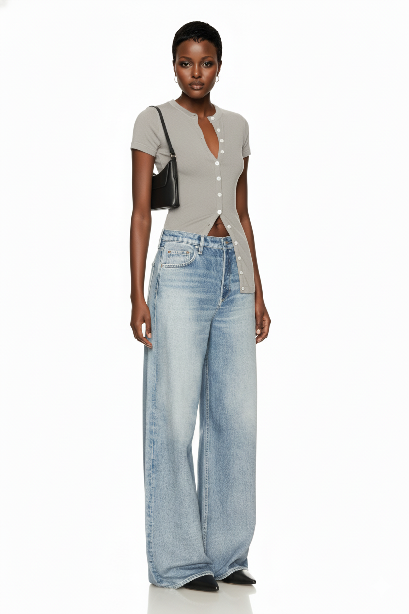 Miramar Terry Sofie Wide Pant Jeans