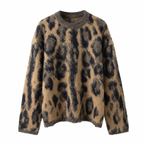 Wild Heart Leopard Knit Pullover