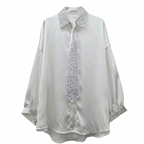 Audacious Rhinestone Loose Blouse