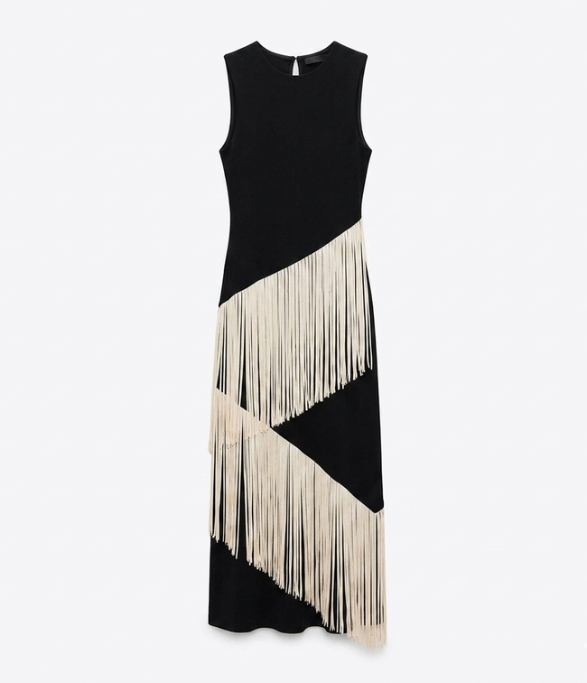 Free Spirit Tassel A-Line Maxi Dress Hover Image