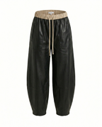 Bold Drawstring Wide Leg Pants