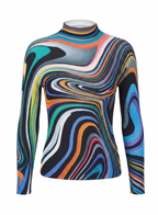 Vibrant Folded Gradient Two-Piece Set