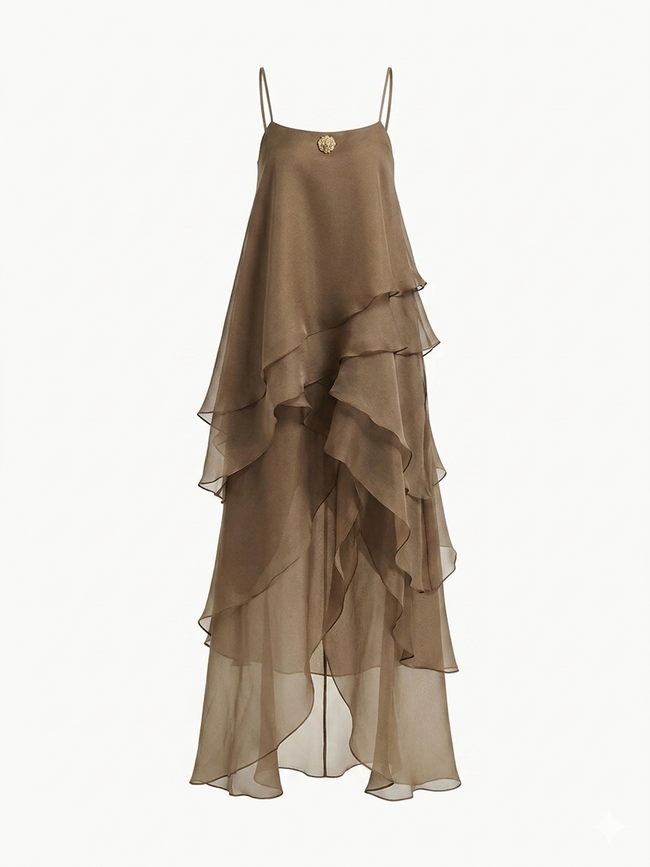 Free Spirit Layered Maxi Dress Hover Image