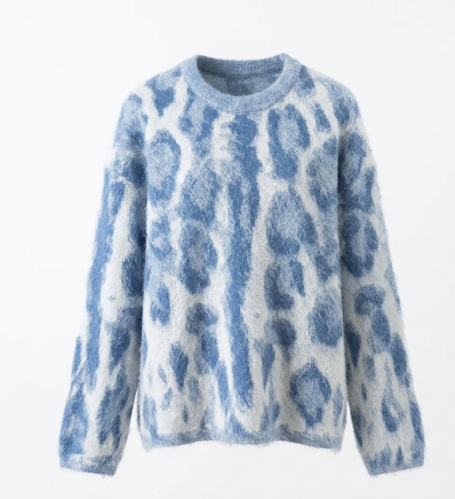 Wild Heart Leopard Knit Pullover Hover Image