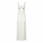 Fierce Cut-Out Tassel Maxi Dress
