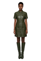 JAMIE VEGAN MINI DRESS