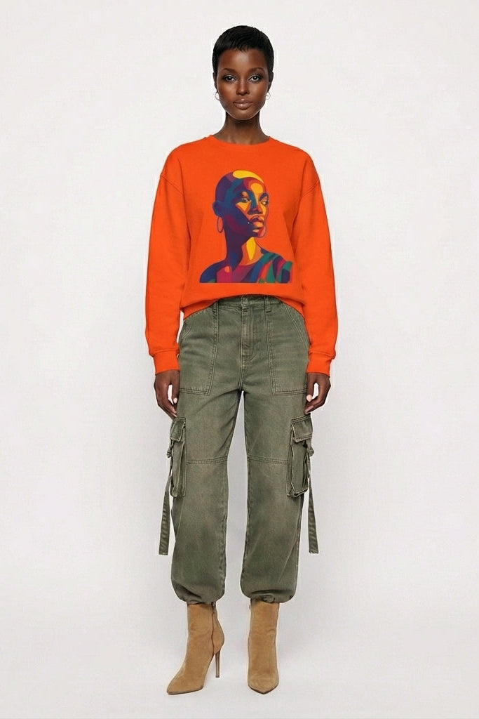 Bold Portrait Crewneck Sweatshirt