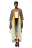 Geometric Printed Tassel Kaftan