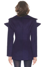 The Dramatic Collar Peacoat