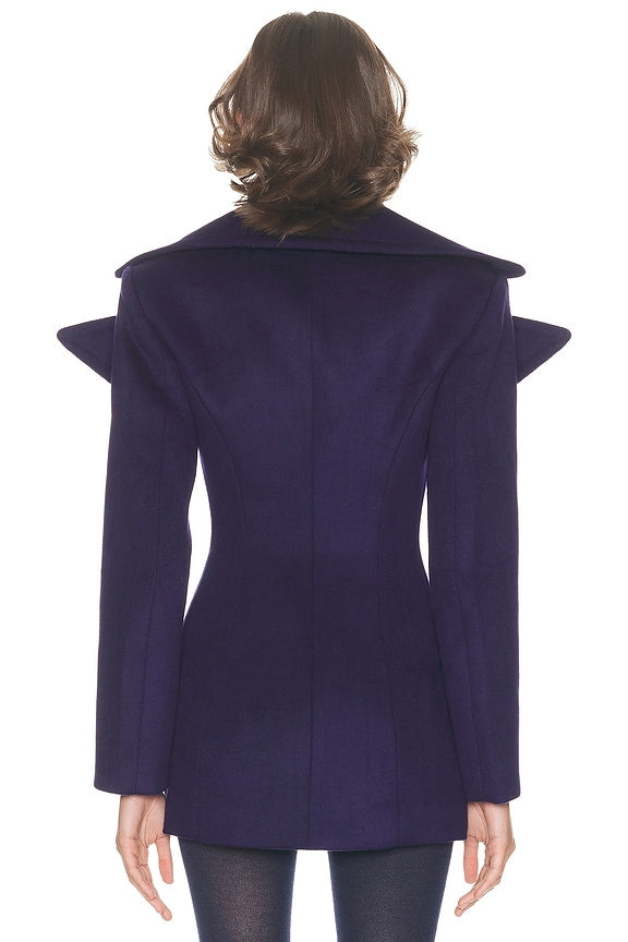 The Dramatic Collar Peacoat