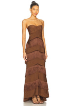 x REVOLVE Hera Fringe Maxi Dress