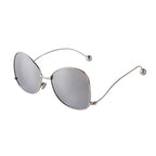 Radiant Gold Oversized Sunglasses