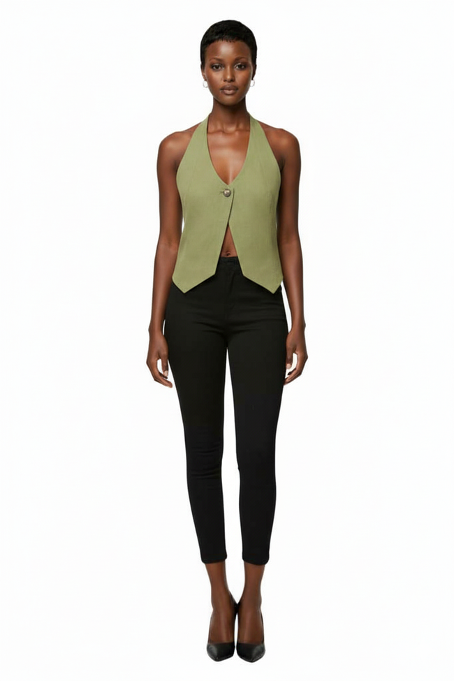 Halle Halter Vest Hover Image