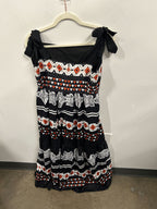 Amara Geometric-Print Maxi Dress