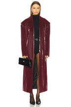 Kristy Coat in Oxblood