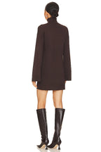 LPA Fallon Sweater Dress in Brown