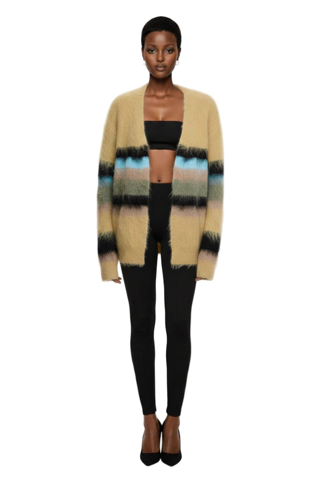 LYSMO 2025 New Arrive Minimalism Fall Winter Niche Cardigan Hover Image