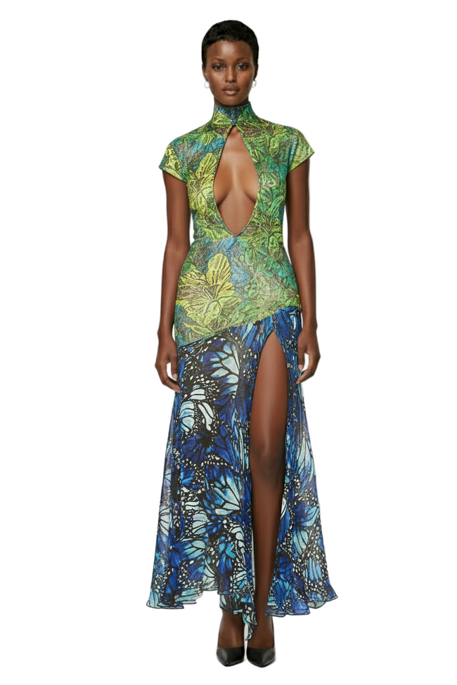 Lace Butterfly Dress Hover Image