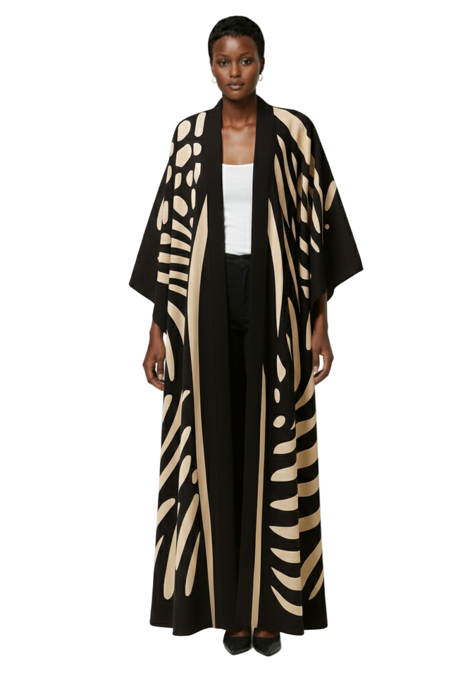 Lunar Stripes Kimono Hover Image