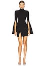 Mr. Gibson Mini Dress in Black