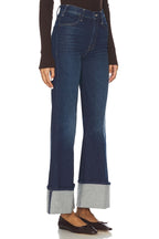 The Petite Hustler Roller Sneak Cuff Jeans