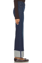 The Petite Hustler Roller Sneak Cuff Jeans