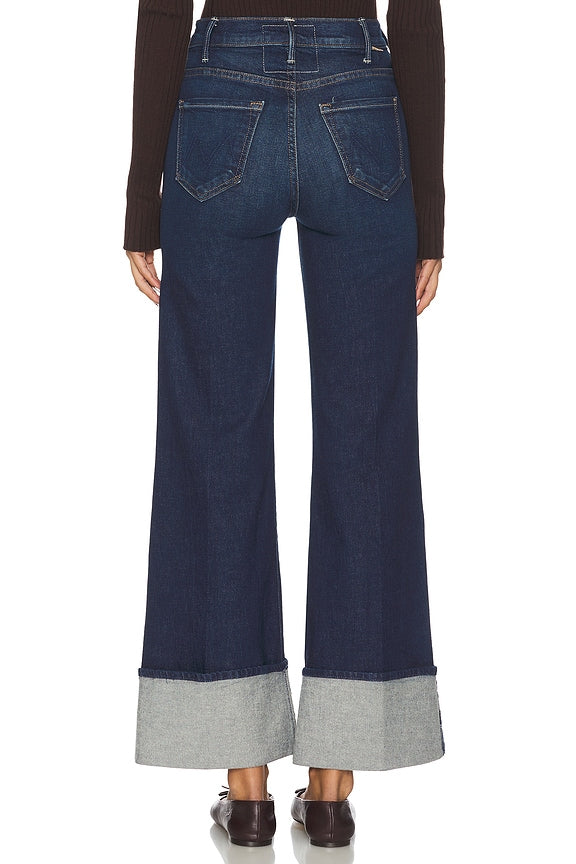 The Petite Hustler Roller Sneak Cuff Jeans