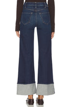 The Petite Hustler Roller Sneak Cuff Jeans