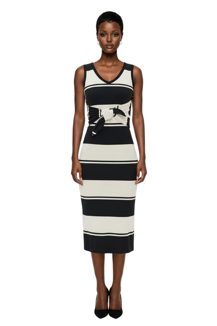 MSGM Striped Long Dress