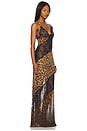 The Bellucci Maxi Dress in Leopard Print