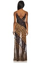 The Bellucci Maxi Dress in Leopard Print