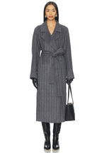 Candice Scarf Double Wool Long Coat