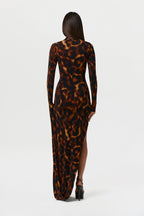 Bare Body Sleeve Drape Maxi Dress