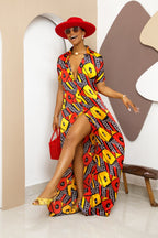 Audacious Printed African Ankara Kaftan