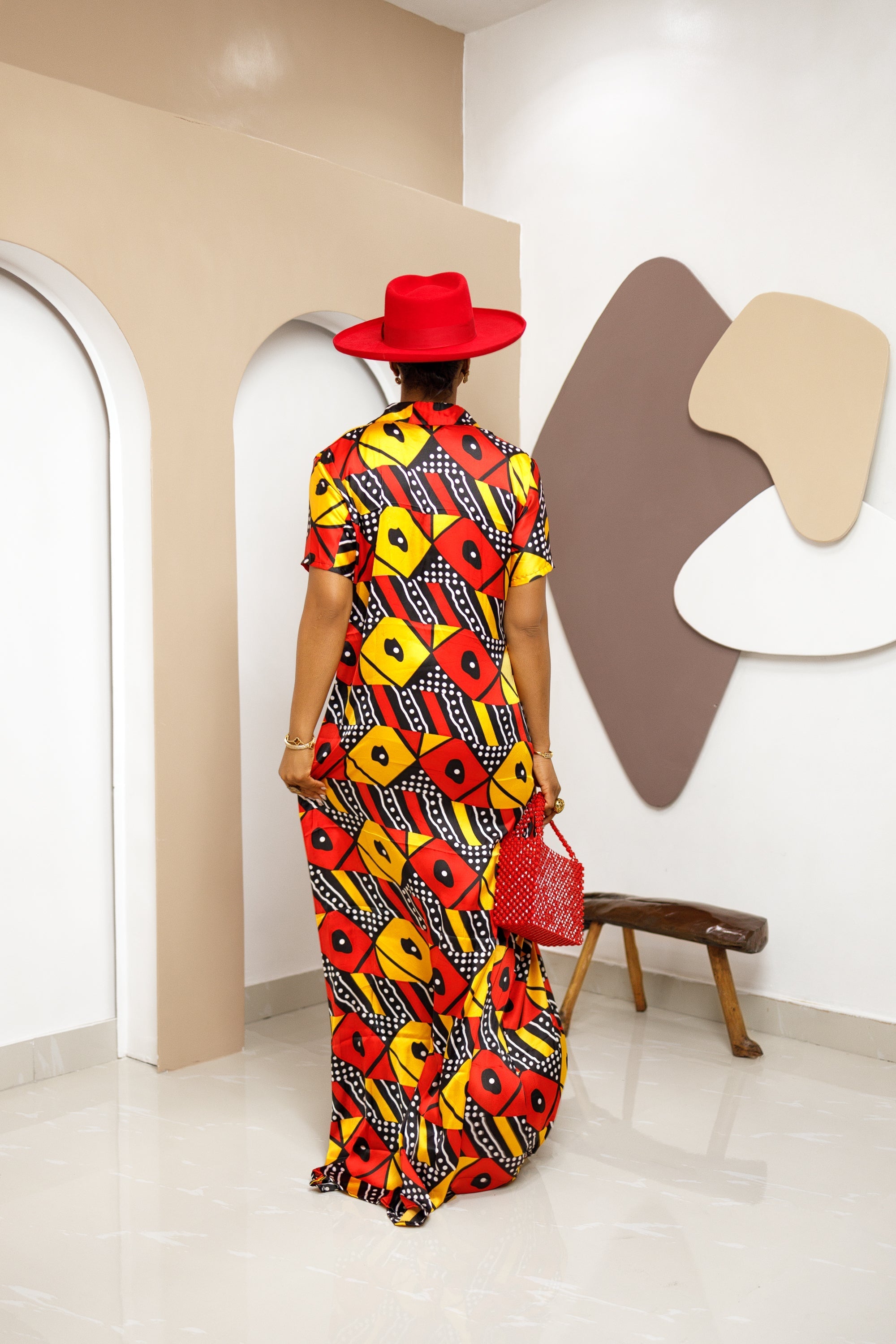 Audacious Printed African Ankara Kaftan