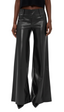 Olivia Vegan Leather Wide Leg Flare Pants