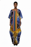 Onwenkem Adire Bubu Dress – Adire & Aso Oke Fusion