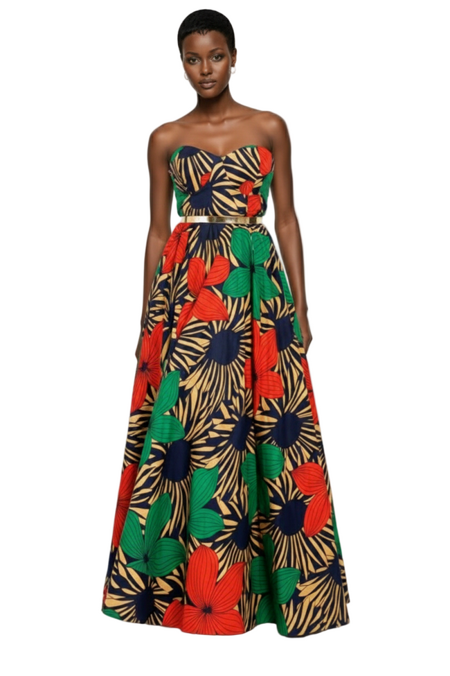 Orie Strapless Sweetheart Neckline Dress Hover Image