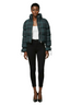Plaid Puffer Jacket